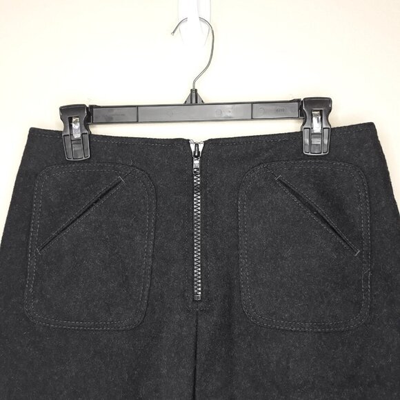 Gap Virgin Wool Blend Mini Skirt 4 Dark Academia Preppy Old Money Y2K - Picture 2 of 8